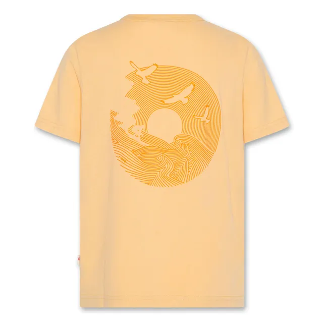 T-Shirt Matte Recycelte Fasern | Gelb
