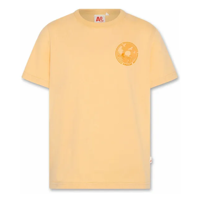 T-Shirt Matte Recycelte Fasern | Gelb