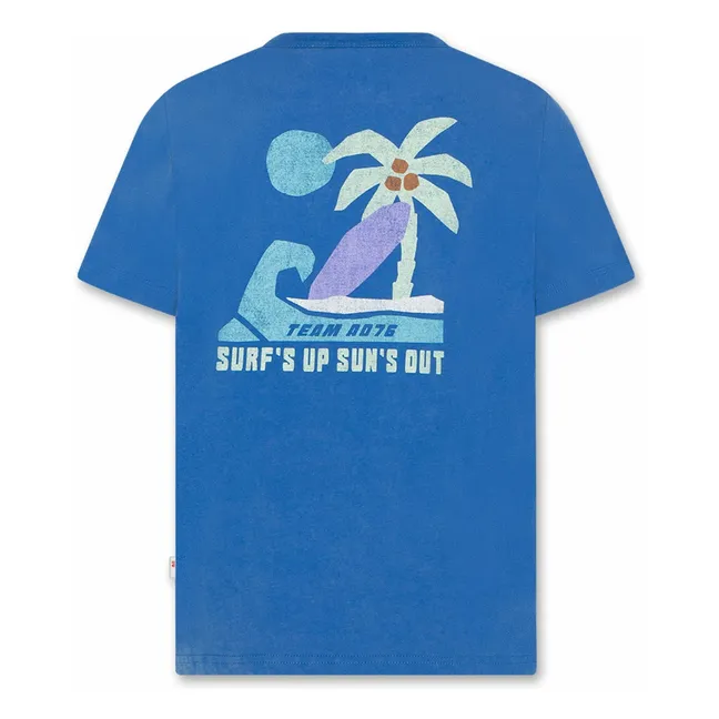 T-Shirt Matte Recycelte Fasern | Blau