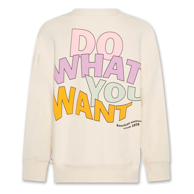 Sweat Percy Fibres Recyclées | Ecru