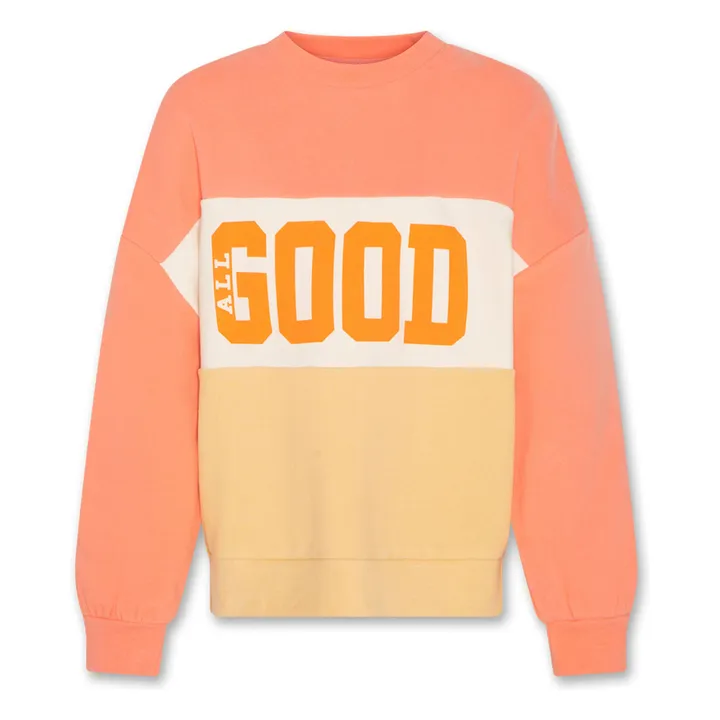 Sudadera Letta de fibra reciclada | Coral- Imagen del producto n°0