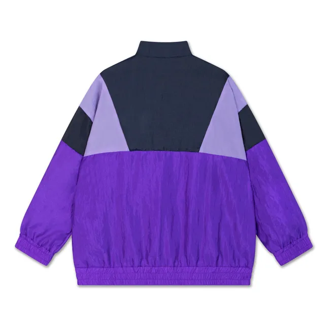 Veste Color Block  | Violet