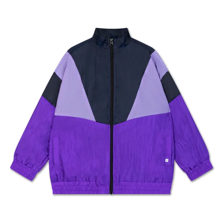 Veste Color Block  | Violet- Image produit n°0