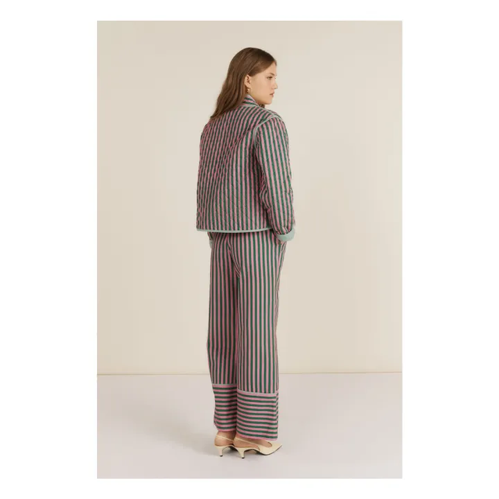 Veste Matelassée Jupiter Rayures | Rose- Image produit n°4
