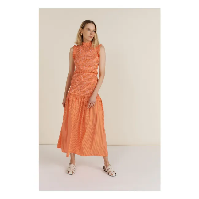 Top de rayas Margo | Naranja