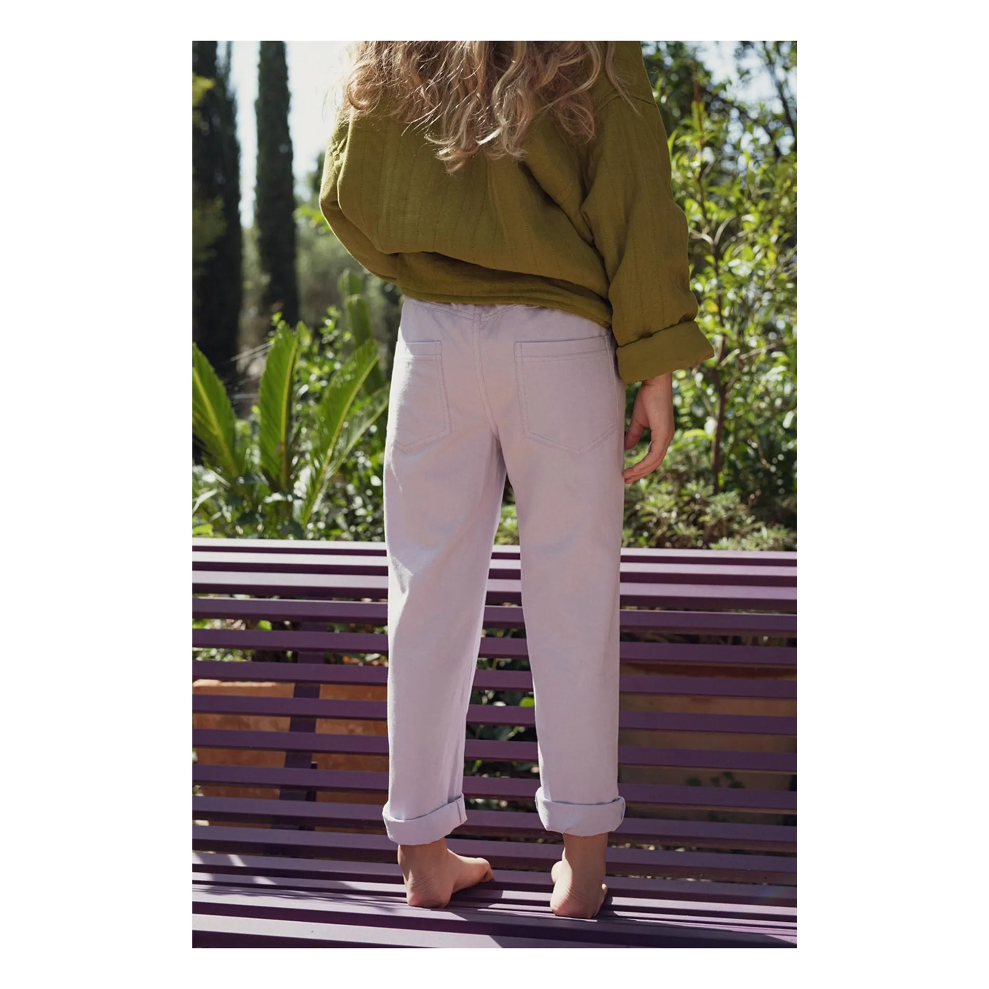 Pantalon Prune | 	Lilas- Image produit n°2
