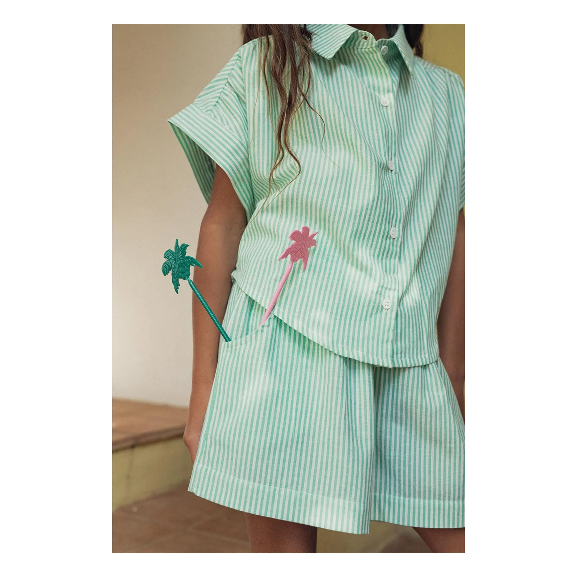 Chemise Ninon | Vert- Image produit n°1