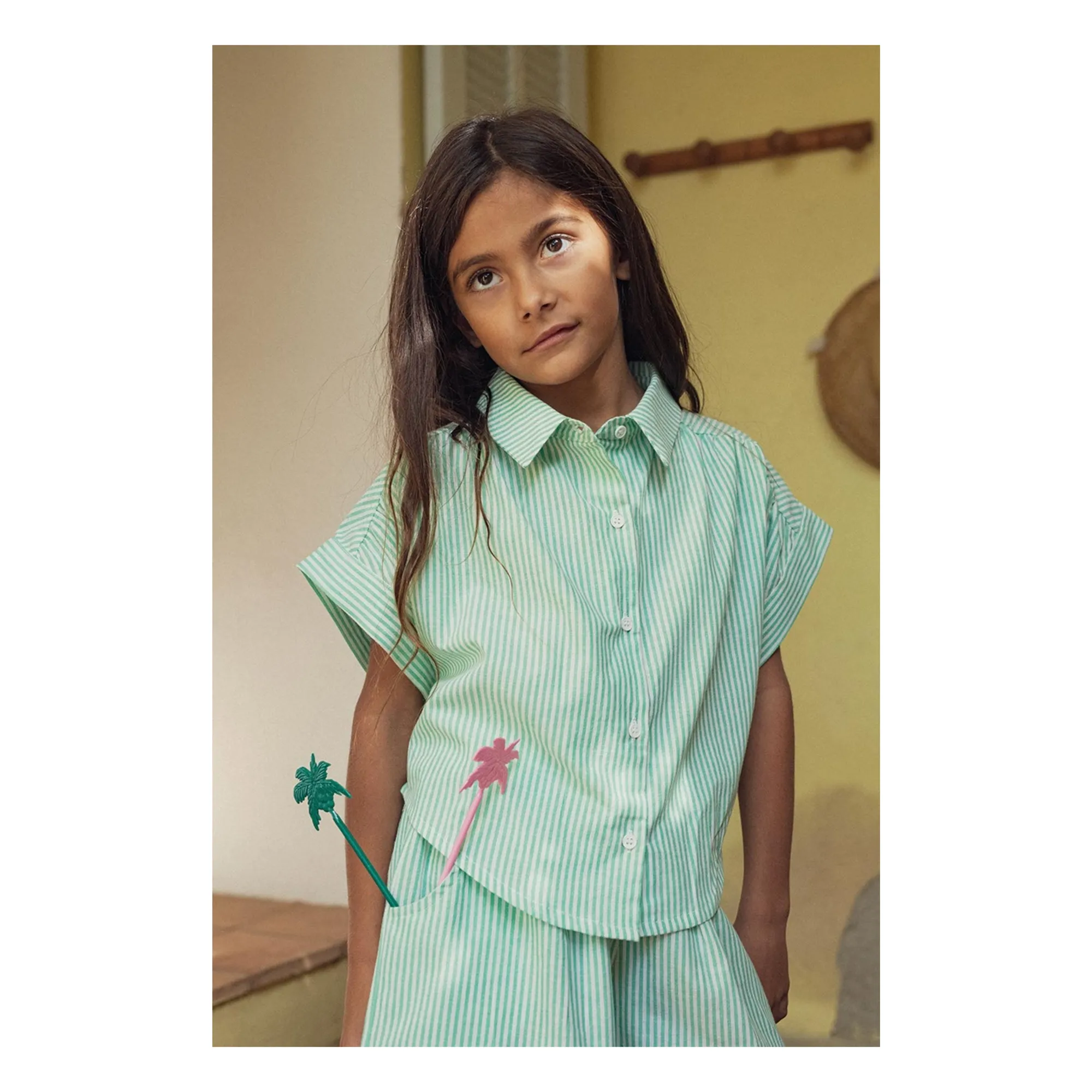Marlot Paris Green Ninon Shirt