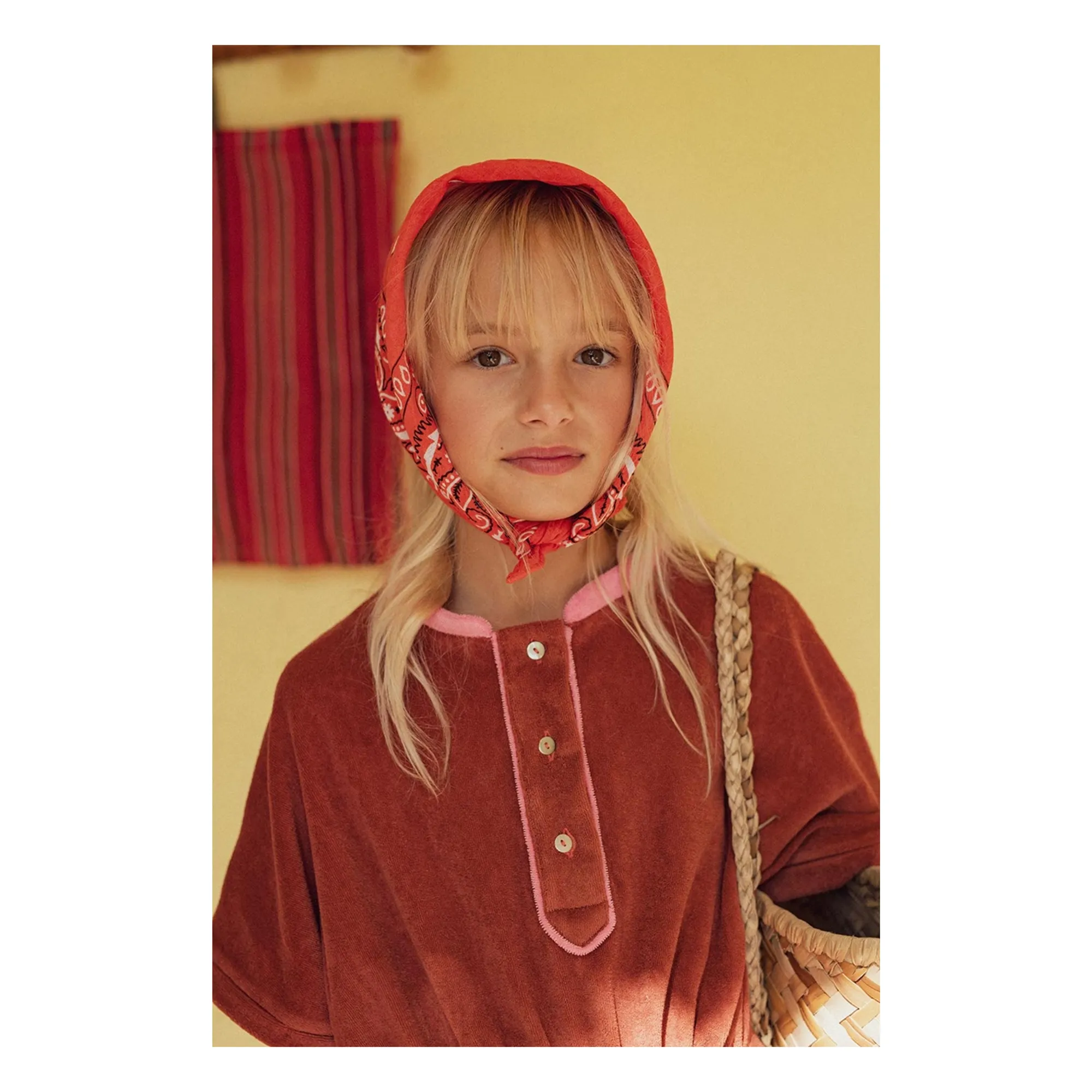 Robe Thelma Eponge | Rouille- Image produit n°3