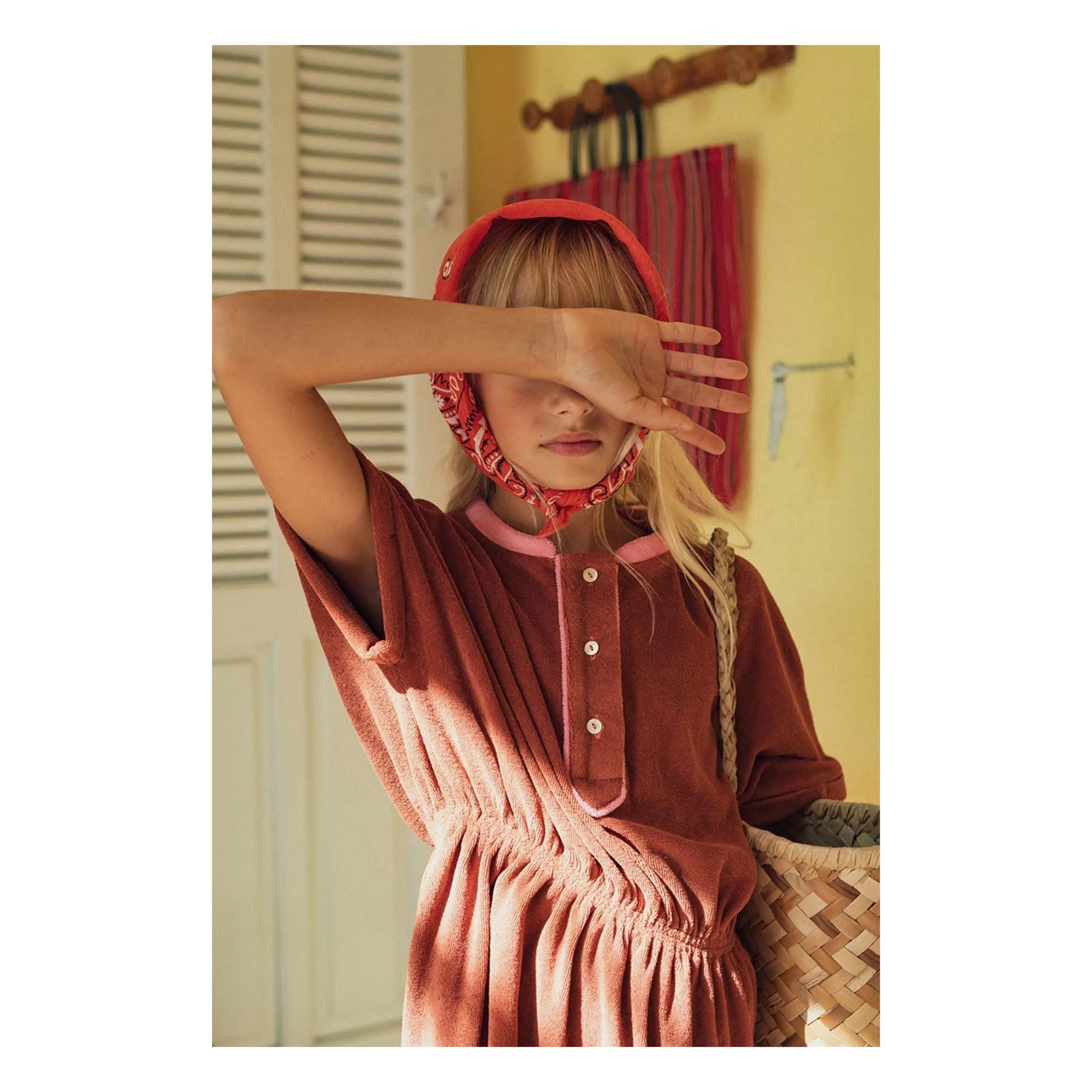 Robe Thelma Eponge | Rouille- Image produit n°2