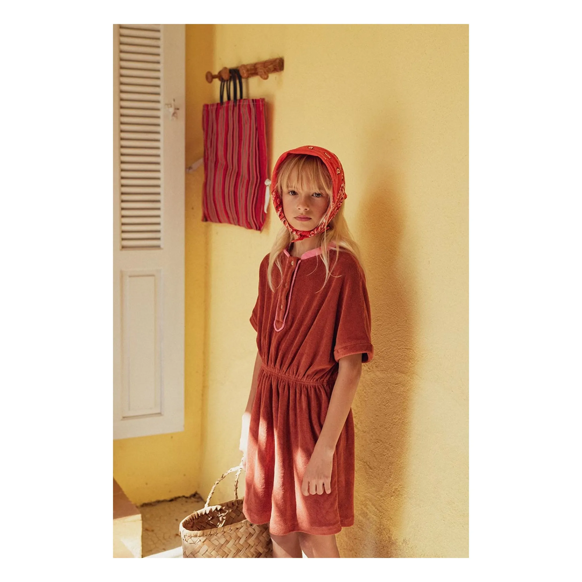 Robe Thelma Eponge | Rouille- Image produit n°0