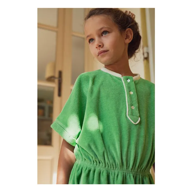 Abito Thelma Terry | Verde Prato