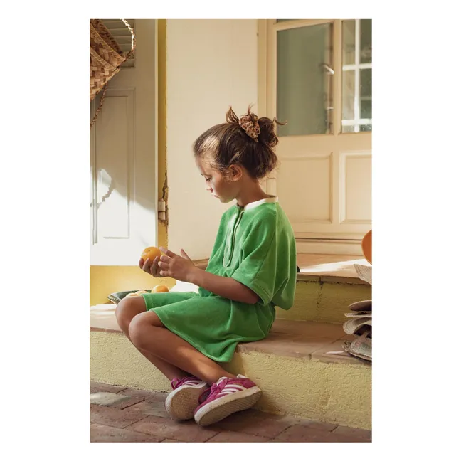 Abito Thelma Terry | Verde Prato