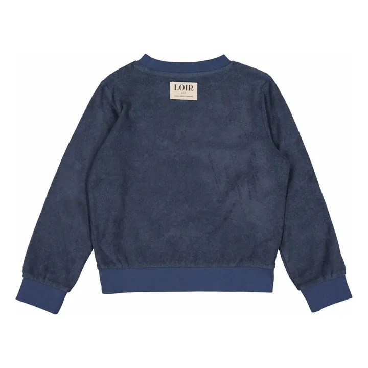 Sweat Grimaud Eponge | Navy blue- Product image n°1