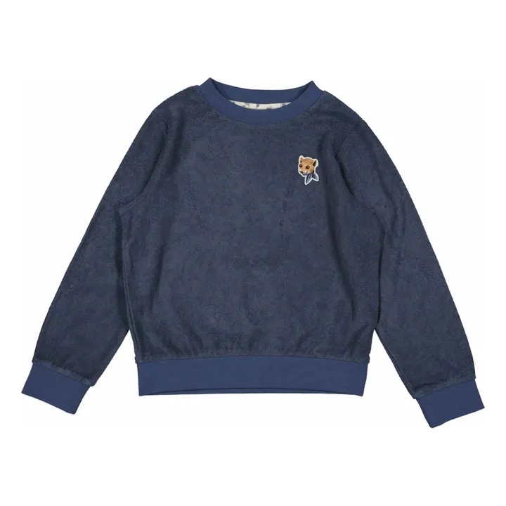 Sweat Grimaud Eponge | Navy blue- Product image n°0