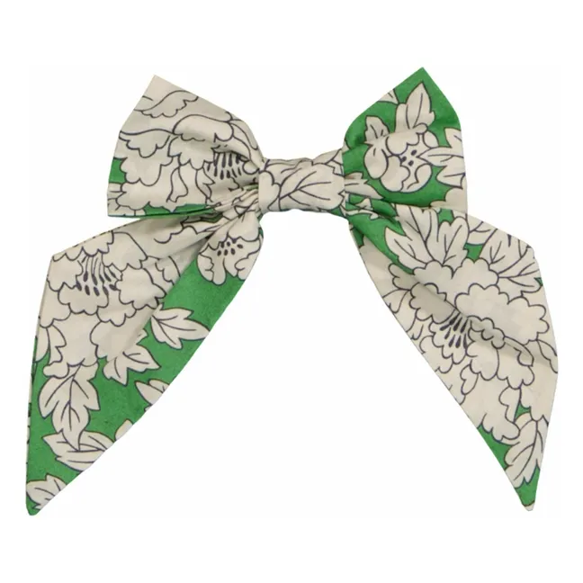 Barrette Carlotta Fleurs | Vert