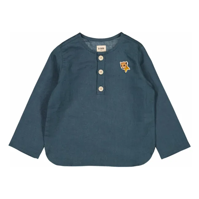 Bluse Kurta Lin | Navy
