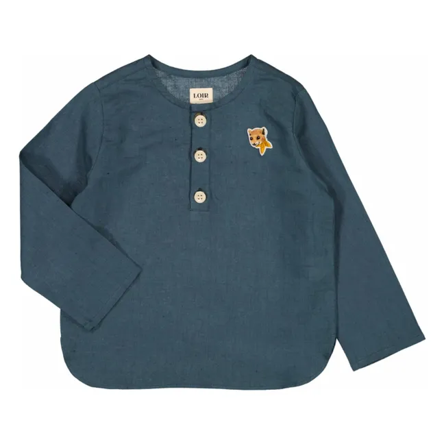 Bluse Kurta Lin | Navy