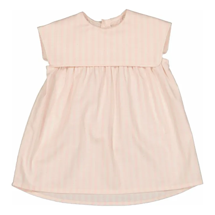 Striped Dove Dress  | Pale Pink- Product image n°0