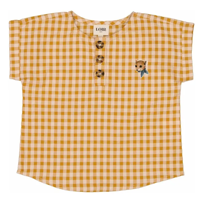 Blusa Carreaux | Naranja