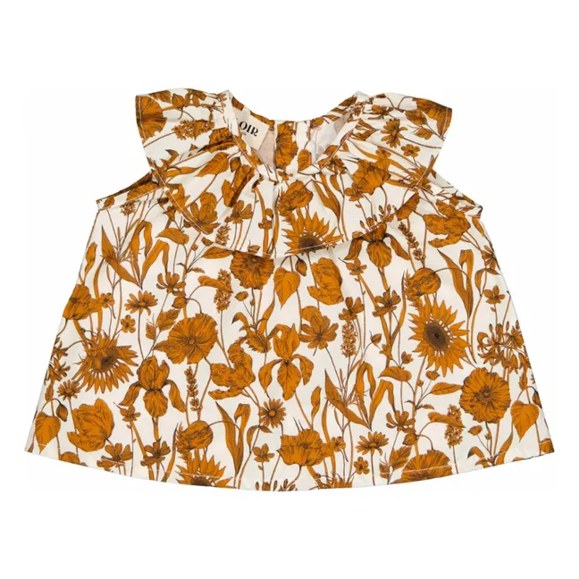 Bluse Thais Blumen | Orange