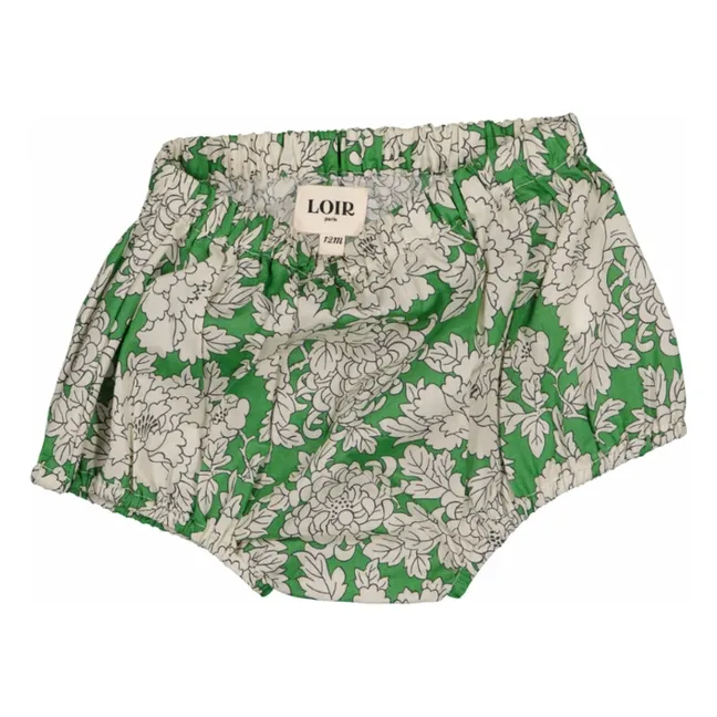 Bloomer in cotone biologico Alice Fleurs | Verde