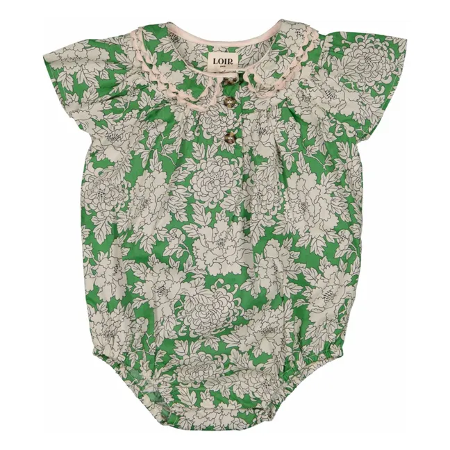 Toinette Fleurs romper | Green