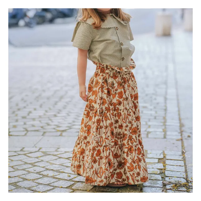 Falda Garance Liberty Muse | Naranja