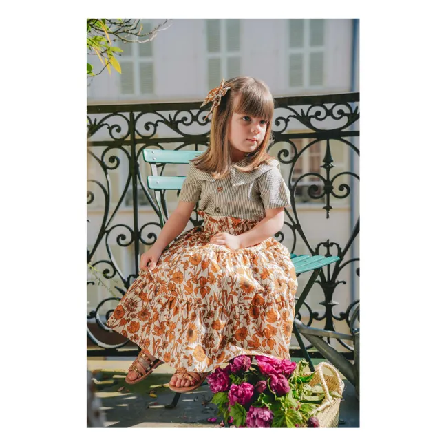 Falda Garance Liberty Muse | Naranja