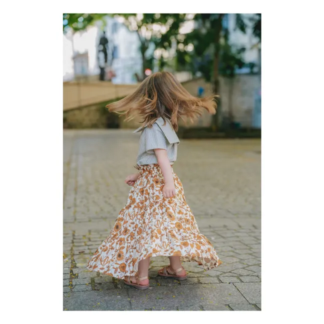 Falda Garance Liberty Muse | Naranja