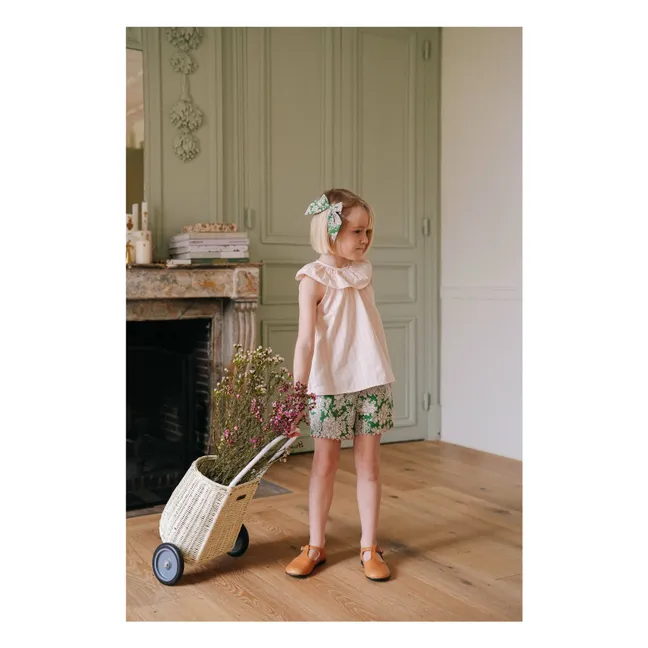 Short Camille Fleurs | Vert