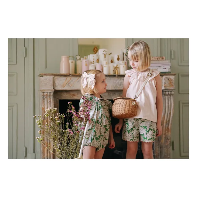 Short Camille Fleurs | Vert