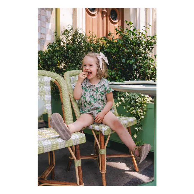 Toinette Fleurs romper | Green