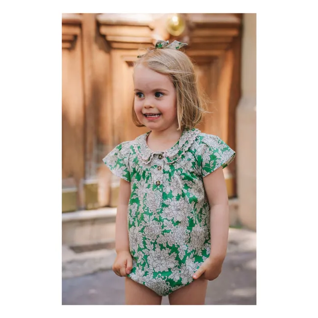 Toinette Fleurs romper | Green