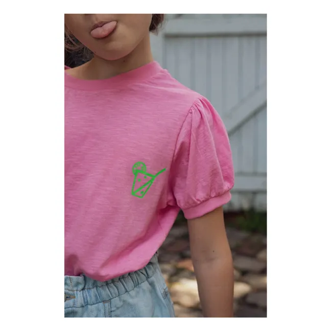 Capri T-shirt | Candy pink