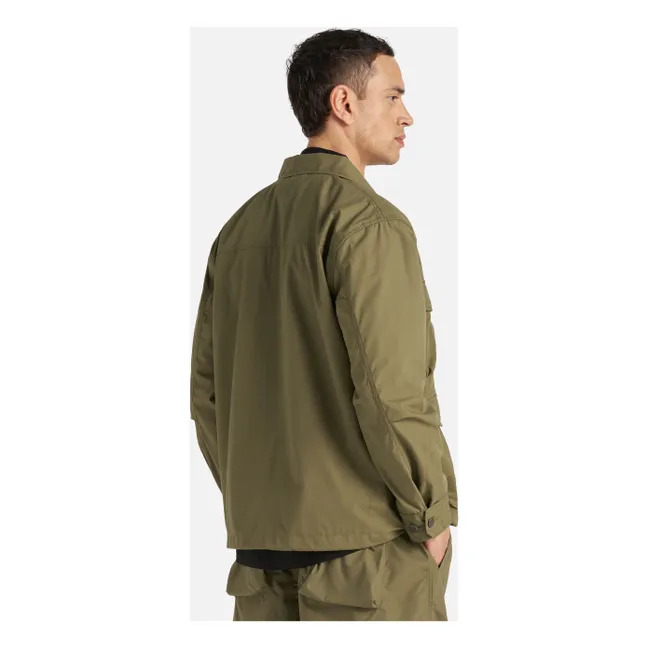 Fallschirmjacke aus recycelten Fasern | Grünolive