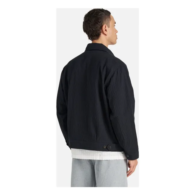 Jacke E130 Ospina Recycelte Baumwolle | Navy