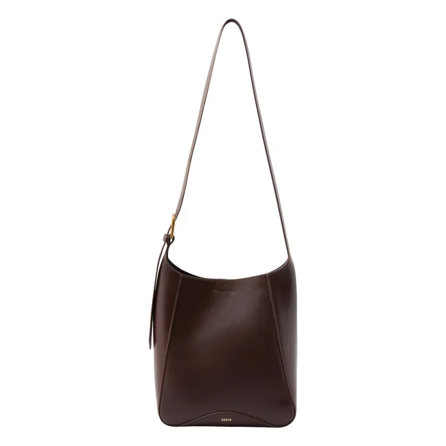Uma Mini Leder Tasche | Schokoladenbraun