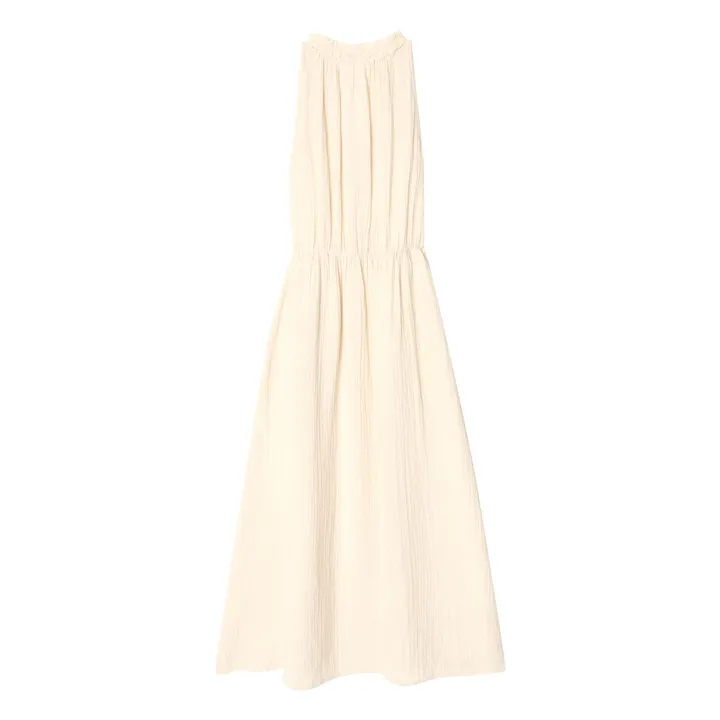 Robe Liza Gaze de Coton | Ecru- Image produit n°3
