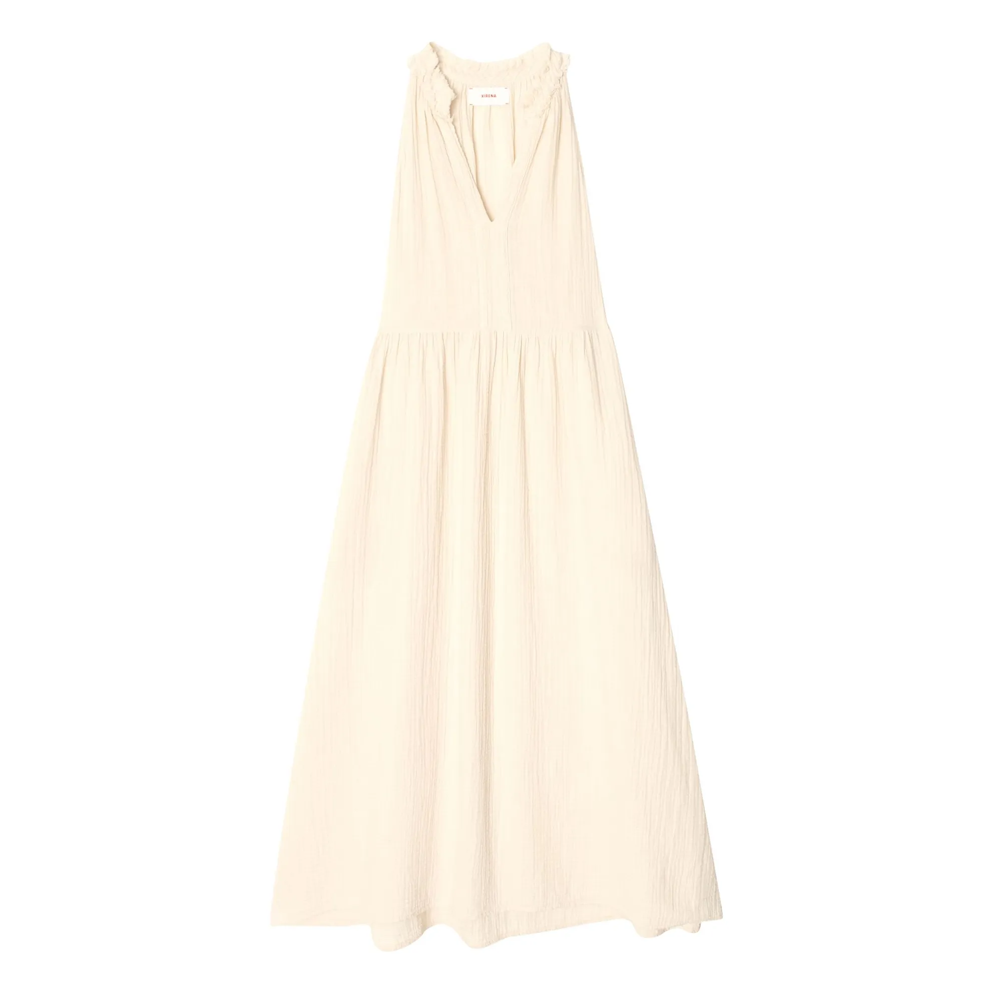 Xirena Ecru Liza Cotton Gauze Dress