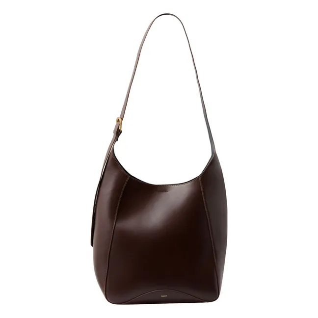 Tasche Uma Leder | Schokoladenbraun