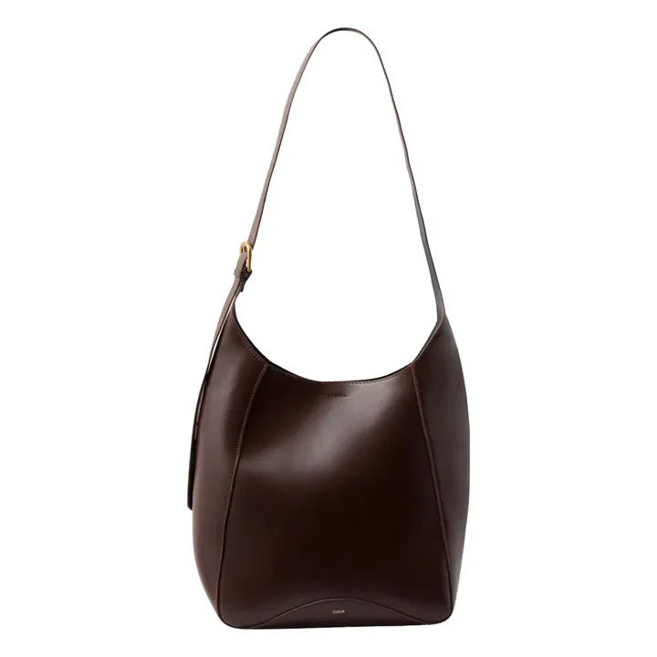 Sac Uma Cuir | Chocolat- Image produit n°0