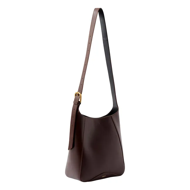 Uma Mini Leder Tasche | Schokoladenbraun