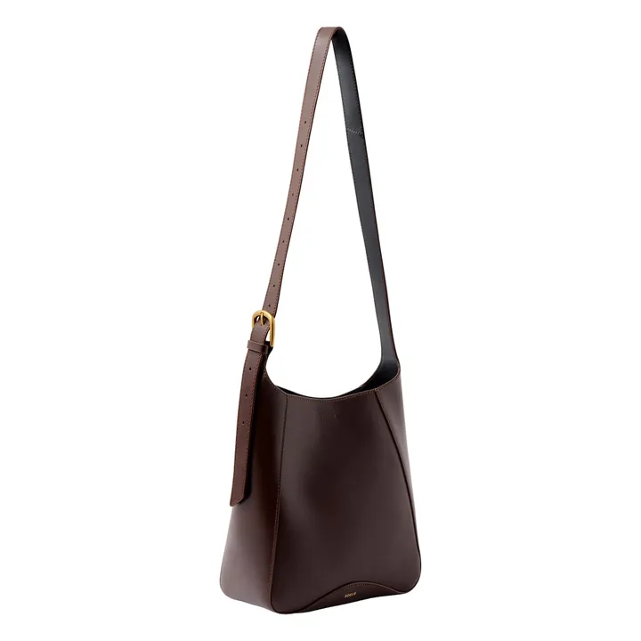 Mini bolso de piel Uma | Chocolate- Imagen del producto n°1