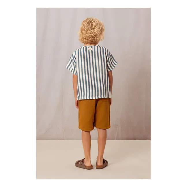 Bermuda Gaze de Coton | Marron