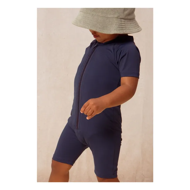 Combishort de Bain Anti-UV | Bleu marine