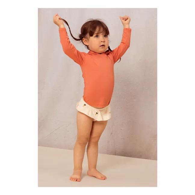 Anti-UV hooded T-shirt  | Pink