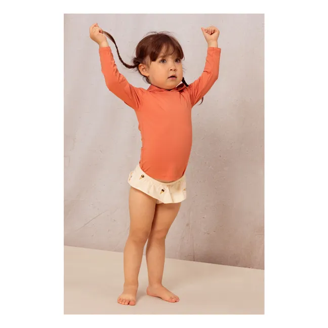 Camiseta con capucha anti-UV  | Rosa