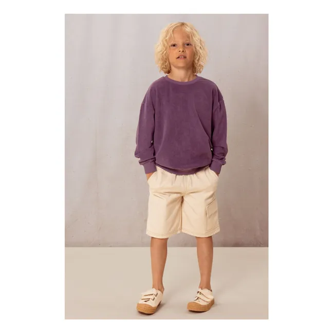 Bermuda Cargo Coton Bio | Ecru