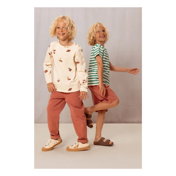 Organic cotton pants | Pink- Product image n°4